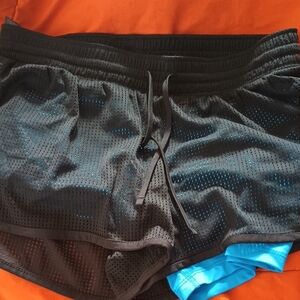 Champion Black Mesh Athletic Shorts